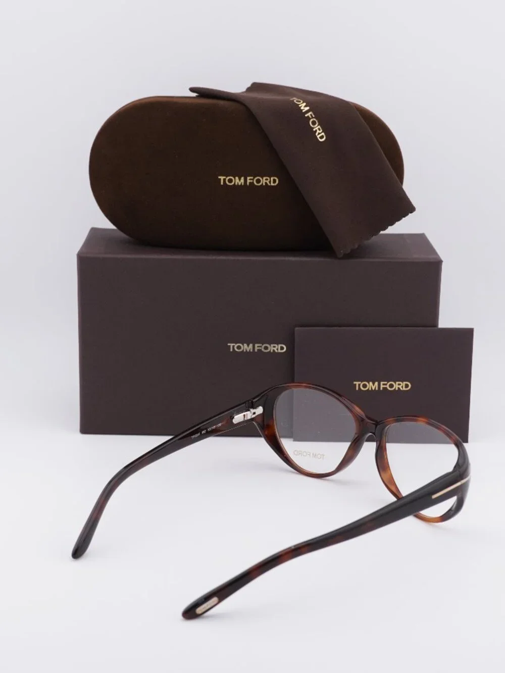 Tom Ford FT5245 052 Oval Eyeglasses - Dark Havana 53mm